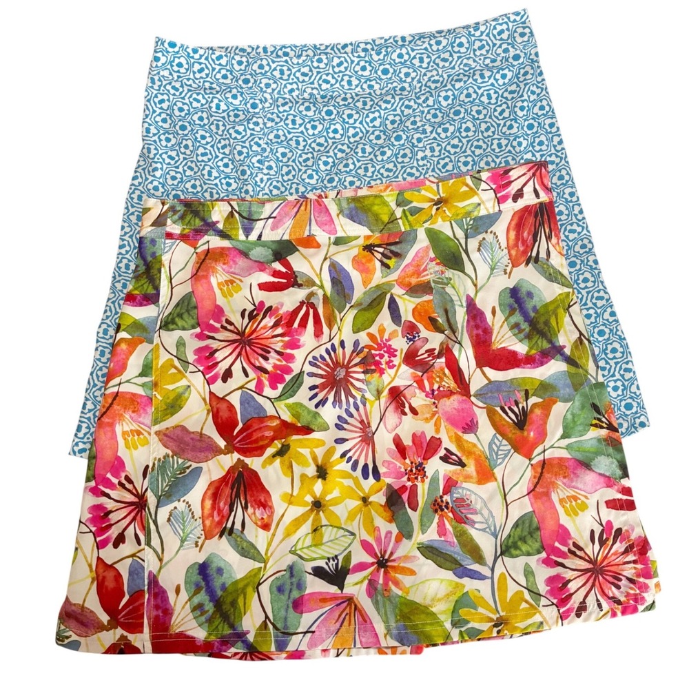 Rip Skirt Hawaii - (2) Wrap Skirts Size Large Adjustable Pockets Length 2
